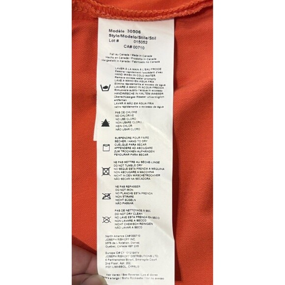 Joseph Ribkoff Red Zip Up Jacket Ruched Waist Collared Half Sleeves US Size 10 - Picture 5 of 7